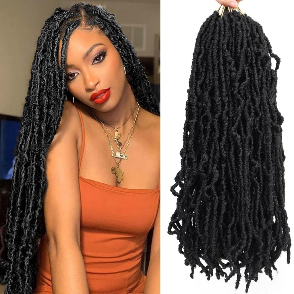 8 Inch Faux Locs Crochet Hair